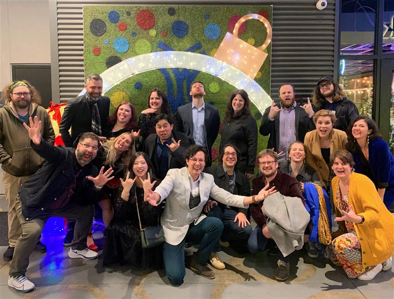 fusefx's tweet photo. The Atlanta Studio Holiday party was full of games, friendly competition, and an adult beverage or two. A few special guests shared in the festivities. ๐ #FuseFX #VFX #Atlanta #HolidayParty #FunPlacesToWork https://t.co/GbWfxZnQj7