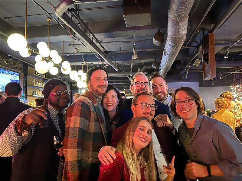 fusefx's tweet photo. The Atlanta Studio Holiday party was full of games, friendly competition, and an adult beverage or two. A few special guests shared in the festivities. ๐ #FuseFX #VFX #Atlanta #HolidayParty #FunPlacesToWork https://t.co/GbWfxZnQj7