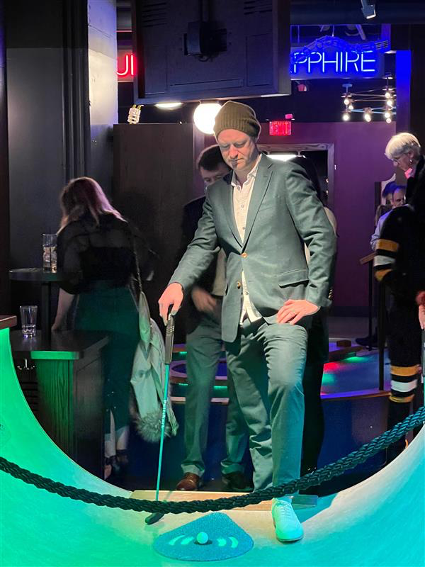 fusefx's tweet photo. The Atlanta Studio Holiday party was full of games, friendly competition, and an adult beverage or two. A few special guests shared in the festivities. ๐ #FuseFX #VFX #Atlanta #HolidayParty #FunPlacesToWork https://t.co/GbWfxZnQj7