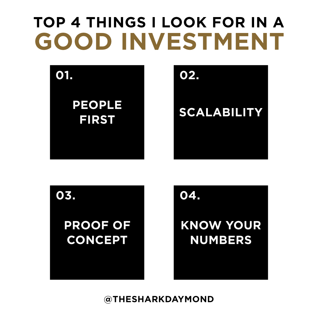 I thought I’d answer the #1 question that I am asked all the time: “What do you look for in a potential investment?” But, if we are being honest, the real question should be what do I look for in a SOLID investment?

Retweet if you agree.