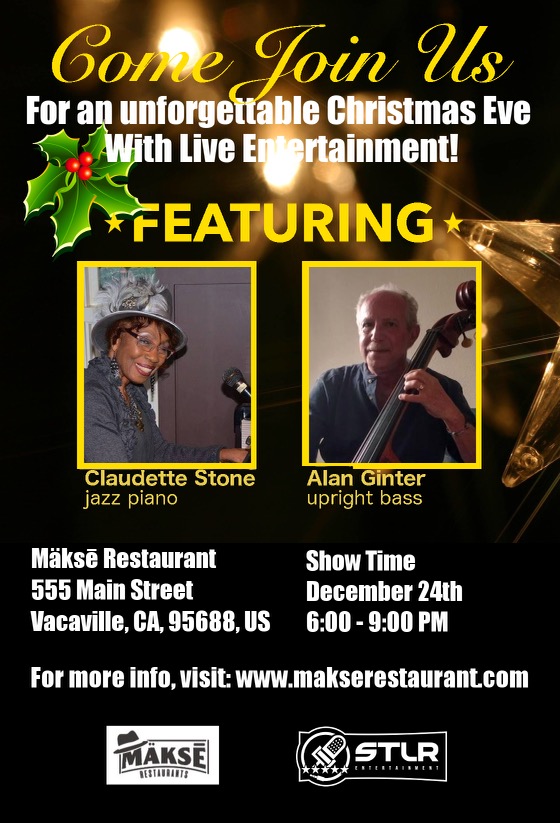 stlr_theris's tweet photo. Come join us for an unforgettable Christmas Eve at the Makse restaurant this Dec 24th!!!
#christmas #holidays #holidaymusic #christmasmusic #talentedmusicians #concert #concertmusic #bayarea #bayareaperformance #bayareamusicians #bayareamusicscene https://t.co/mrg2joVboH