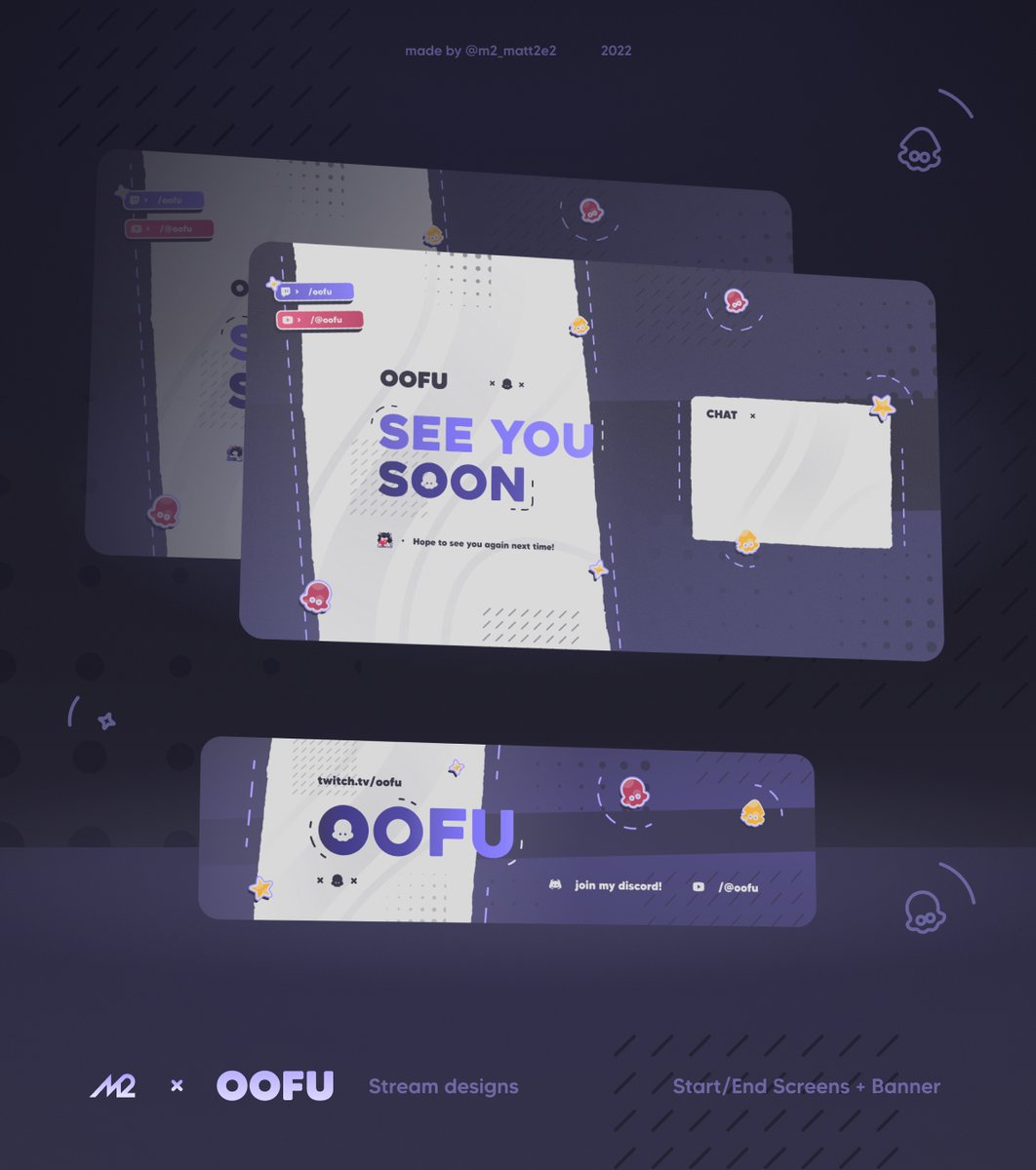 mattsquare_'s tweet image. I am honored that I could make these beautiful, craft-y designs for a good friend of mine and Splatoon VTuber, Oofu! twitch.tv/oofu

If you're a hardcore Splatoon fan, I'd definitely recommend watching! 🐙🦑
#Vtuber #VTuberUprising #VTuberAssets #streamer