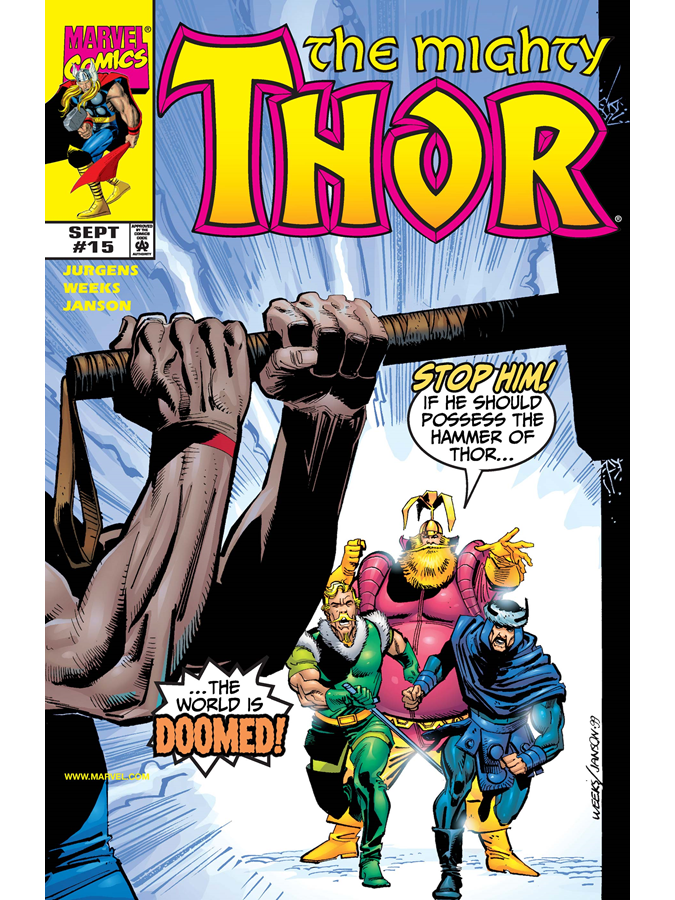RT @YearOneComics: Thor #15 from September 1999. https://t.co/VLGXTPTU5r