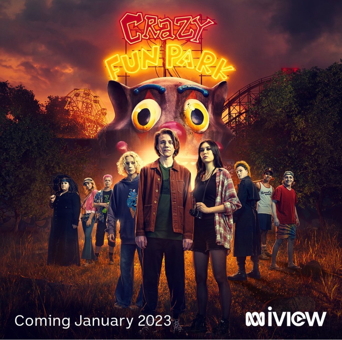 APStudioAus's tweet image. #HappyNewYear INDEED ✨Entertain your start to #2023 and tune in to see our talented student Ziggy on #CrazyFunPark series on @ABC ME #iView, a new comedy horror series released today, January 1st 2023. A 10-part series directed by #NickVerso Special thanks to @MauraFayCasting