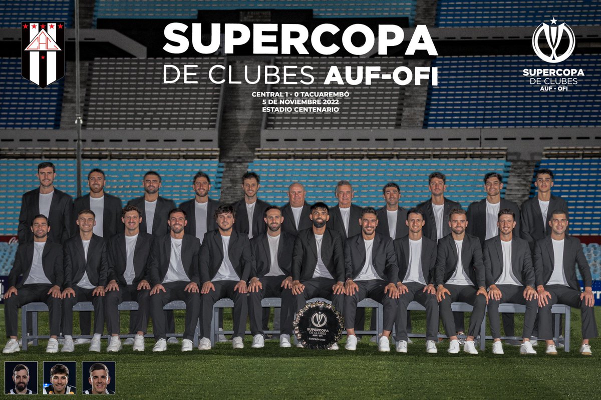 𝑼𝒏𝒂 𝒇𝒐𝒕𝒐 𝒂 𝒍𝒂 𝒂𝒍𝒕𝒖𝒓𝒂 📸

El mítico Estadio Centenario se vistió de gala para presentar la foto oficial del Supercampeón AUF-OFI 2022.

El más ganador de OFI, el Club Atlético Central.