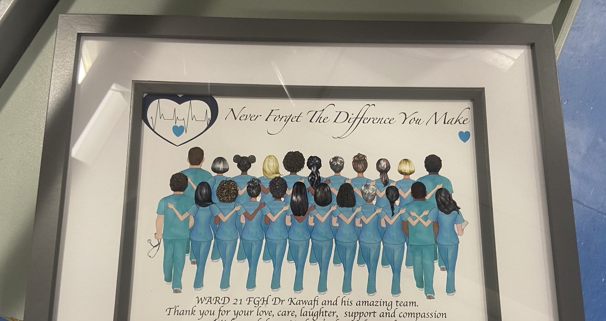 Ward 21, you are AMAZING!! You do such amazing work with your patients &amp; their families - this gift goes to show just how much this means 💖 @lorna_beswick <a href="/LauraBramfitt/">Laura Bramfitt</a> <a href="/carolineyan19/">Caroline Ryan</a> <a href="/BuryCO_NHS/">Bury Care Organisation</a> <a href="/NCAlliance_NHS/">Northern Care Alliance NHS Foundation Trust (NCA)</a> <a href="/bethanyyscholes/">BethanyScholes</a>
