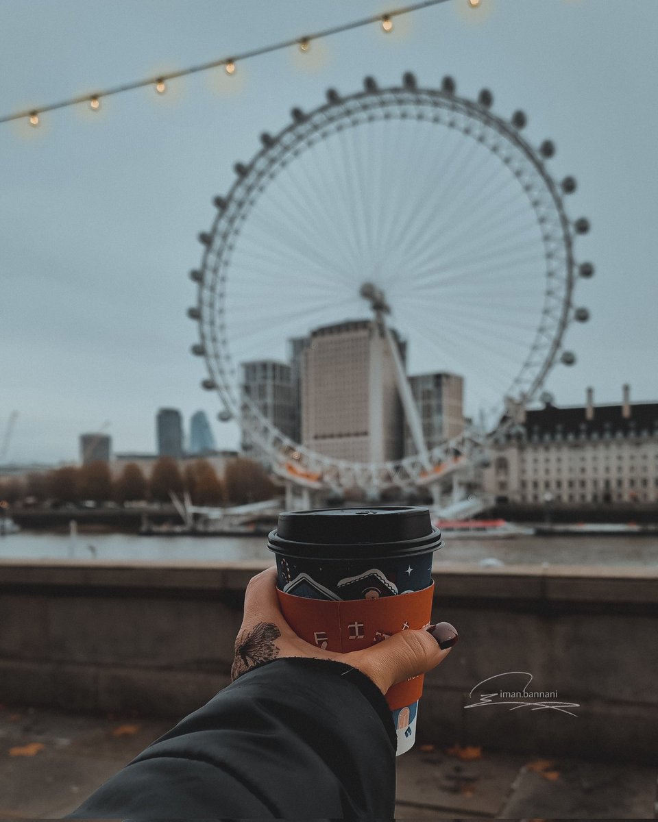 ʟᴏɴᴅᴏɴ ᴇʏᴇ ☕️
.......
All photos and reels are taken by ☟︎︎︎
@bannaniphotogrf
#imanbannani 
———
#london #mylondonphoto #visitlondon
#londondisclosure #CoffeeTime #metroldn #bestlondonphotos #secretlondon #londonengland #londoneye #thisislondon