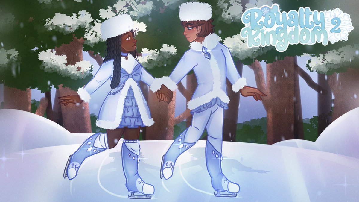 I had the pleasure to design Frosted Melody among many other winter sets. In this trade I'll showcase all the art I made for the update ❄️

#ROYALTYKINGDOM2