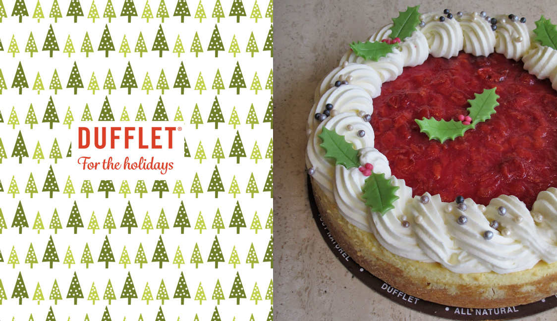 Holiday Hours: Dufflet Pastries will be closed Sunday, Monday, and Tuesday December 25-26-27 for Christmas and will be closed Sunday, Monday, and Tuesday January 1-2-3 in the New Year. Wishing you sweet holidays!