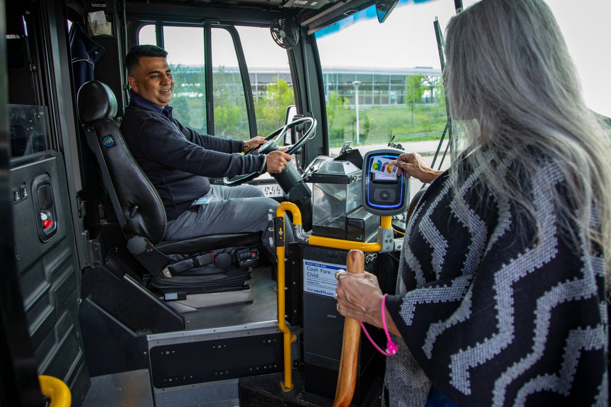 CityofEdmonton's tweet photo. Once you reach the ETS daily fare cap ($10.25), you ride for free for the rest of the day on ETS! Learn more at https://t.co/DYlSmamrq2 #LoadTapGo #YEGTransit https://t.co/vQlS9kXEqf