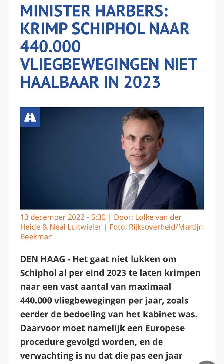 H_Vreugdenhil's tweet photo. Hoe we met z’n allen voor de gek worden gehouden: 

24 juni, krimp Schiphol onvermijdelijk, Max 44000 in in 2023

13 december, 44000 in 2023 niet haalbaar

16 december, krimp Schiphol is tijdelijk, vanaf 2027 ongelimiteerd vliegen

Voor deze tactiek kopen we nu dus de boeren op https://t.co/sMQmwpfZVU