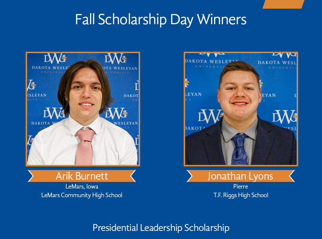 DakotaWesleyan's tweet photo. 28 high school seniors competed last month for the university's most prestigious scholarships as part of DWU's Fall Scholarship Day. Pictured are the Randall Scholarship and Presidential Leadership winners.
See the full list of scholarship recipients here: https://t.co/v2M2oY7b4d https://t.co/uU7ivizyes