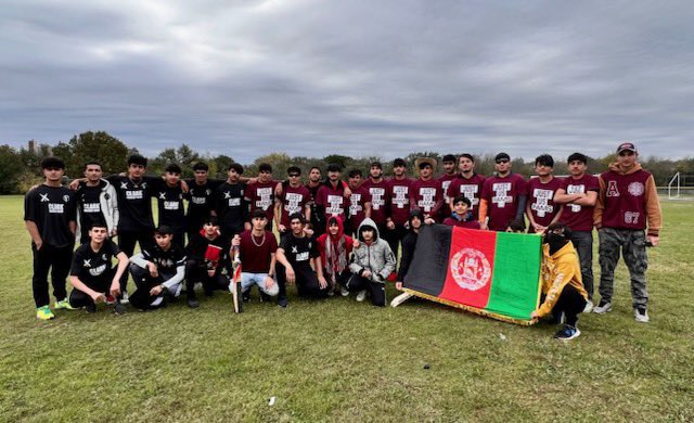NISD's tweet photo. It was a chilly but historic day as @cricket_clark &amp; @NISDMarshall competed in the District’s inaugural cricket match. The excitement brought warmth to all those in attendance this weekend. Congrats to both teams! https://t.co/v0zOVFZX7s