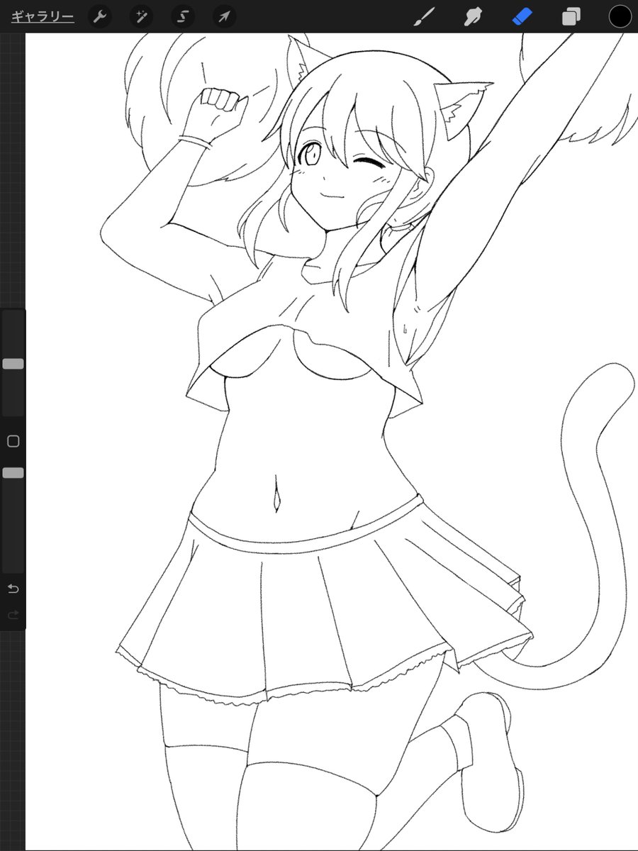 線画。

塗る。 https://t.co/kxr2UcV0Mt 