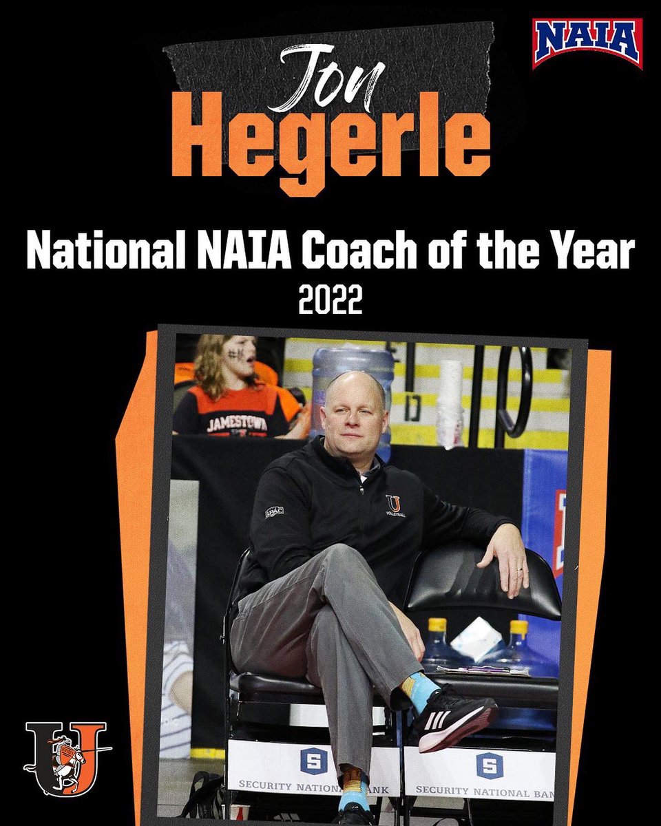 UJVolleyball's tweet photo. The Jimmies bring home the 2022 NAIA National Player, Coach and Defender of the Year Awards. https://t.co/fuSqbjt9Gb