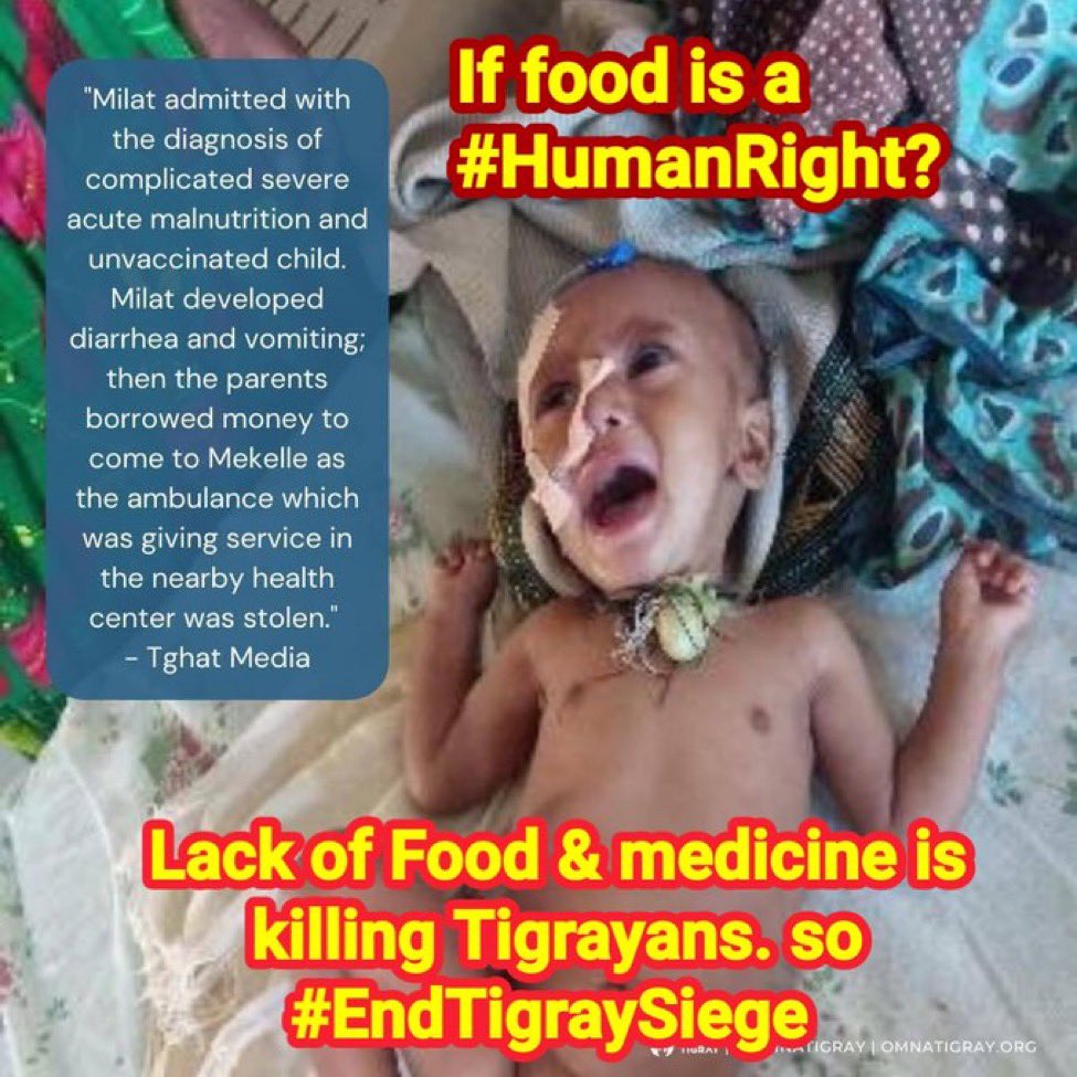 Mesi2759's tweet photo. The children of Tigray are suffering, dying, and raped by Eritrean and Amhara forces. Tigray Genocide is continuing in Tigray. #EritreaOutOfTigray #AmharaOutOfTigray @UNHumanRights @JoeBiden @SecBlinken @BradSherman @antonioguterres @UN @WHO @Mesi https://t.co/uzQB7h6iDK