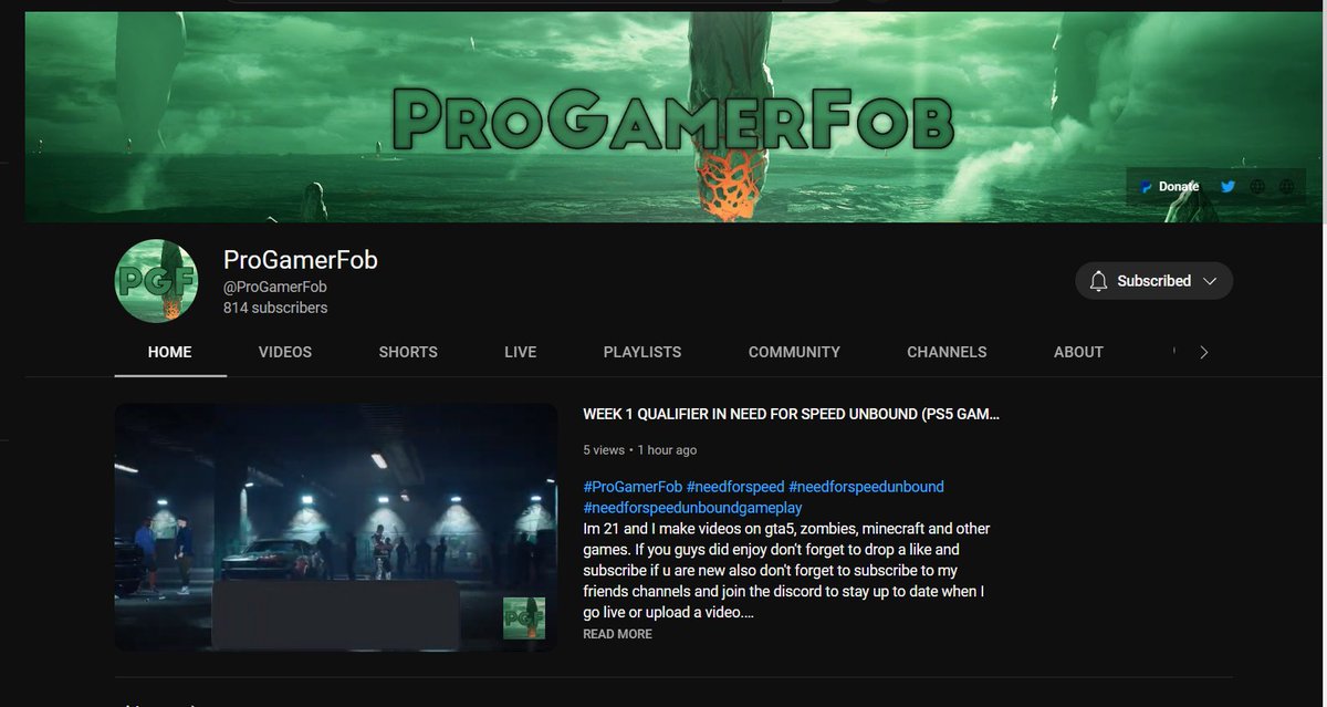 trophy_hunt3rs's tweet photo. @ProGamerFob Subbed! Nice channel mate! :) https://t.co/fdVIXU0kQ9