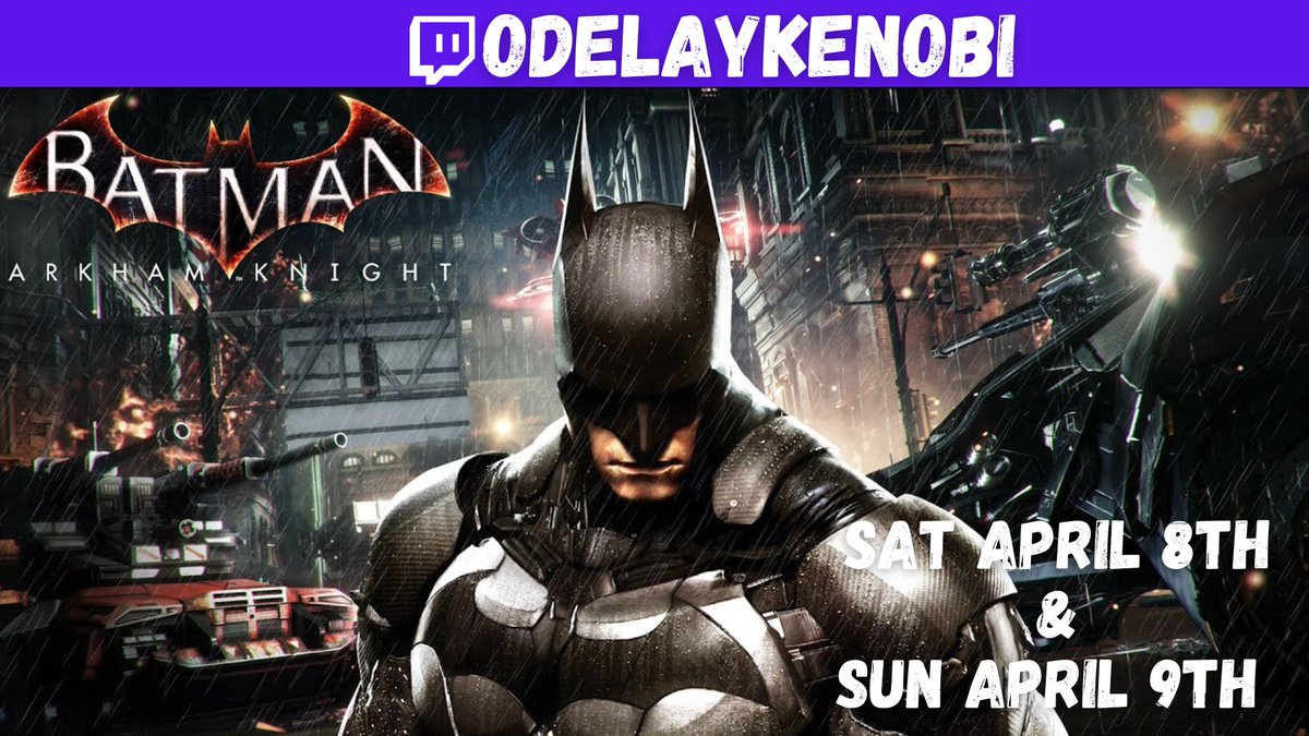 odelaykenobi's tweet photo. I've not played my way through the Arkham games, so here's the schedule! One a month through April!
Jan - Arkham Origins
Feb - Arkham Asylum
March - Arkham City
April - Arkham Knight
#Batman #yearofthebat #arkhamgames #twitch https://t.co/DO3rueBsv6