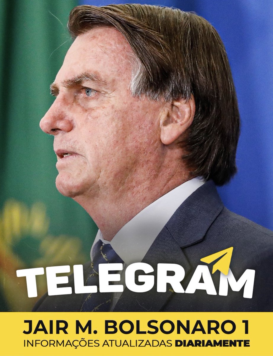 CarlosBolsonaro's tweet photo. Telegram do Presidente @jairbolsonaro : notícias do dia atualizadas: https://t.co/KHFFEmwVMk https://t.co/QYGNMWYMpM