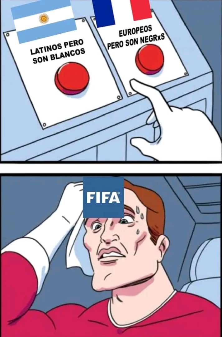 Snider005's tweet photo. He aquí la razón una decisión difícil para la Fifa negros o blancos https://t.co/G0SGZjcUlb