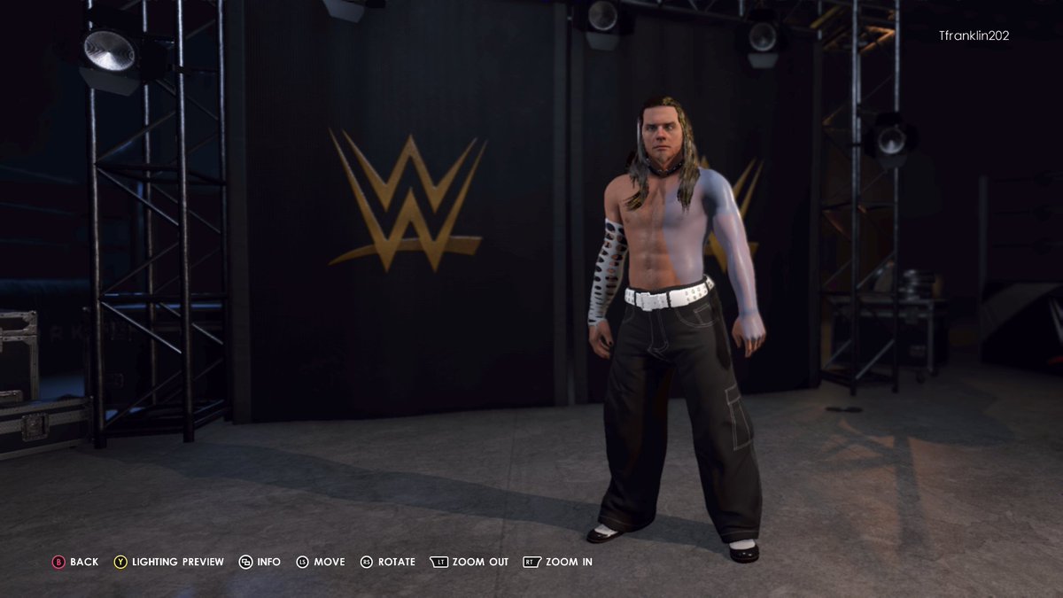 Tfranklin2021's tweet photo. 8 Crazy Nights has gone Xtreme!

Download this TNA '04 version of Jeff Hardy!!! #Wwe2k22 
TAGS: JeffHardy, TNA, 8CrazyNights
Credit to @Azorthious for some parts of logos!

@NEXTGENCAWS @rjvicich @WhatsTheStatus @kaaalua @KingEmpire345 @DonavanTerbay https://t.co/VWO0oeyBzk