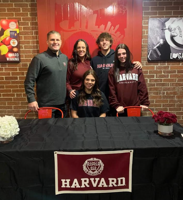 UABearsSB's tweet photo. Congratulations to Audrey Szollosi as she formally commits to Harvard, continuing her academic and softball endeavors! The sky's the limit and we are so proud of you! https://t.co/3oBdqDlU5J