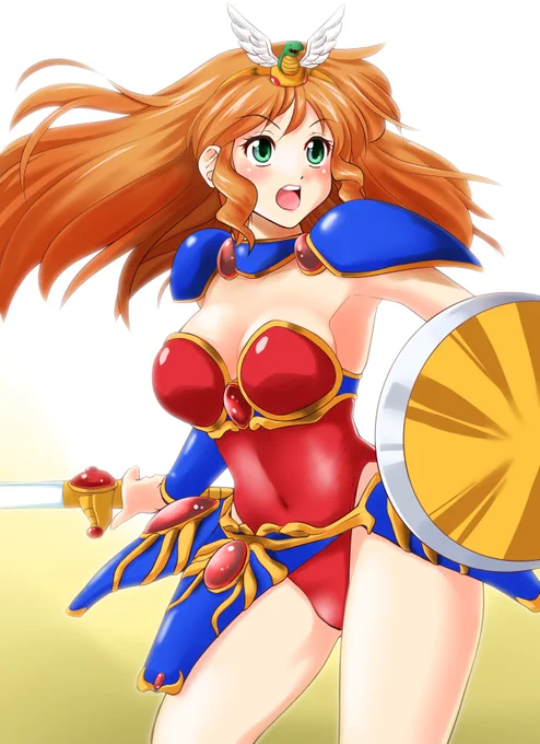 12月18日はマドゥーラの翼発売日という事で、ルシアさん。2日遅れ且つ過去絵ですが(^ω^; 
