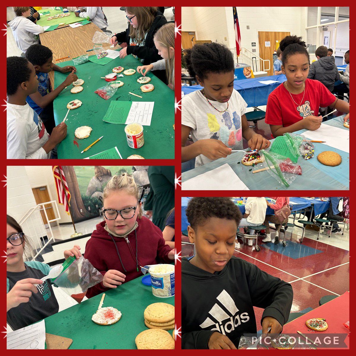 UGE_HCS's tweet photo. Today was Fraction Cookie Day in 5th grade- it’s officially the holiday season! #yummymath
@Math_HCS https://t.co/yL9Xwy8knz