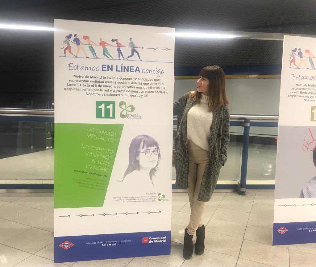 FCapacis's tweet photo. ⭐️ Esta Navidad @Fcapacis participa en la campaña "Estamos en línea contigo" de @metro_madrid
🤩Emocionados de ser una de las 12 entidades elegidas.
👉 https://t.co/SvkCLr5Bm4
#EnLineaContigo #SomosCapacis #EdiciónLimitada
#InteligenciaLímite https://t.co/kR4aokP469