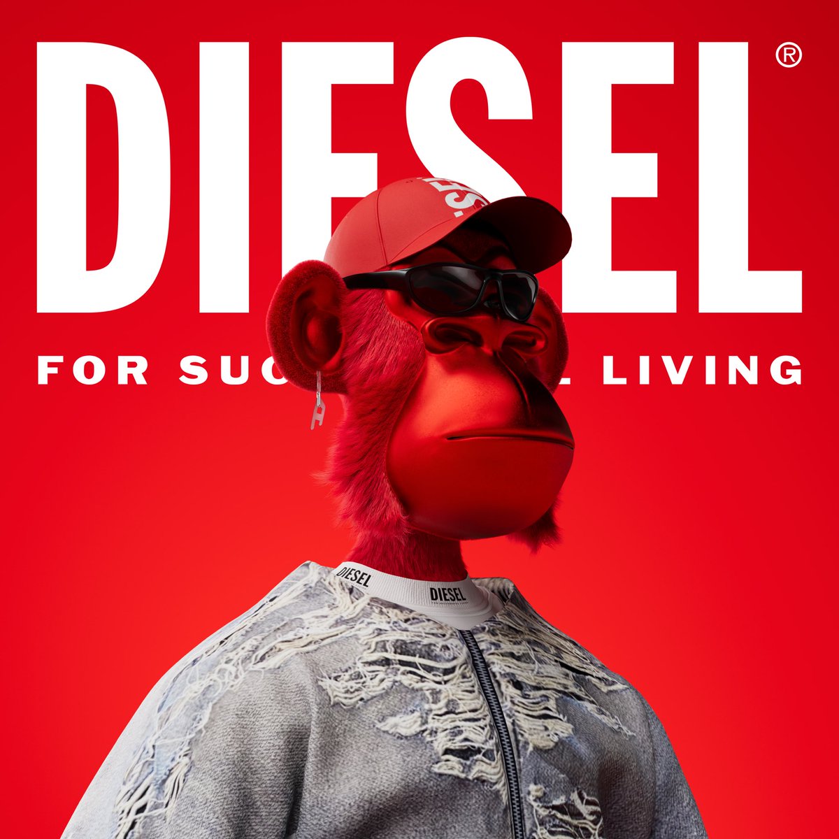 DIESEL's tweet image. The partnership between Diesel and @hapesocial officially launches with the introduction of #DieselGenesisHape, an ambassador within the Hape community and the wider Web3 arena.
Register at hape.diesel.com to know more.
@DigimentalLDN
#ForSuccessfulLiving  #DieselxHape