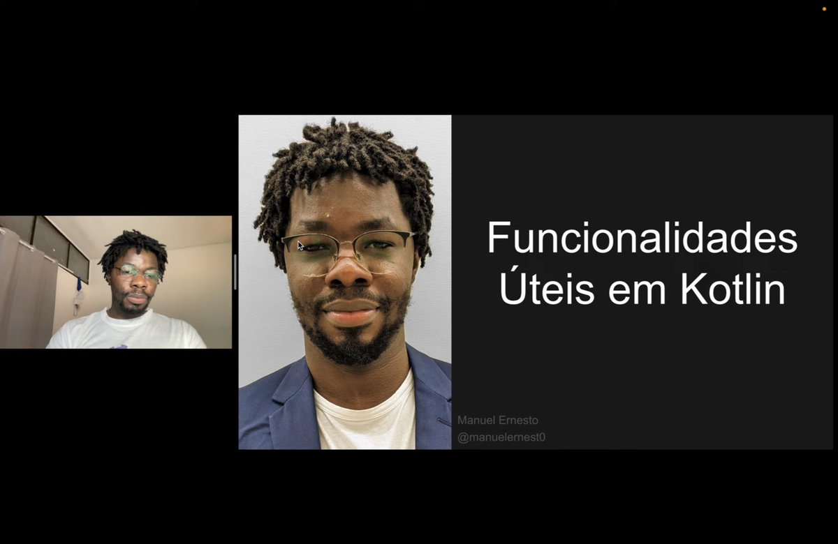 manuelernest0's tweet photo. Mais uma vez, tivemos o privilégio de falar no #DevFestPT sobre @kotlin e as suas funcionalidades.
Obrigado 🙏🏿 @gdgportugal
Link: https://t.co/lGiJzl3NKM
cc: @cafonsomota
#kotlin #DevFest2022 #DevFest https://t.co/3CV7tnJKlJ
