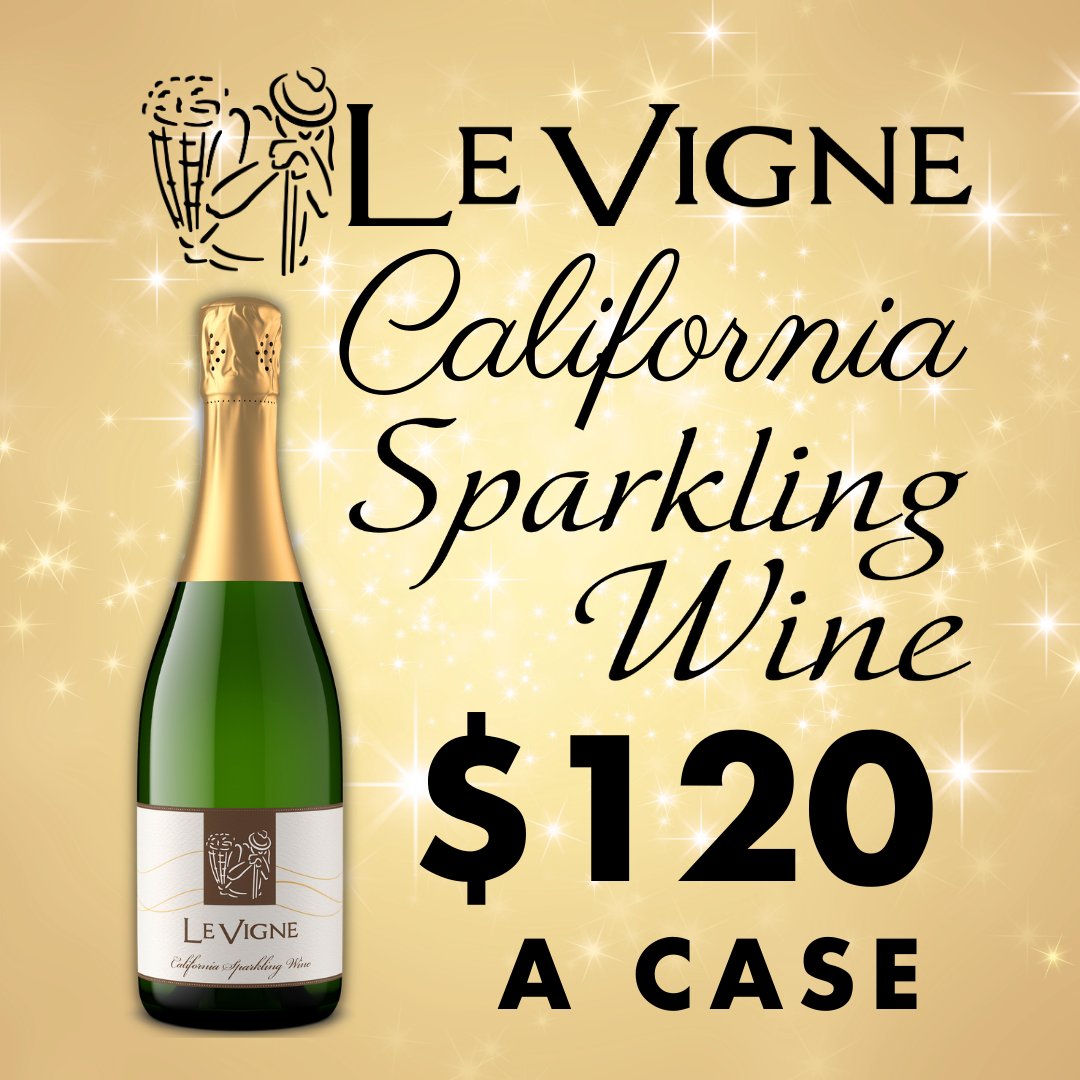 Ring in the New Year with our California Sparkling Wine!