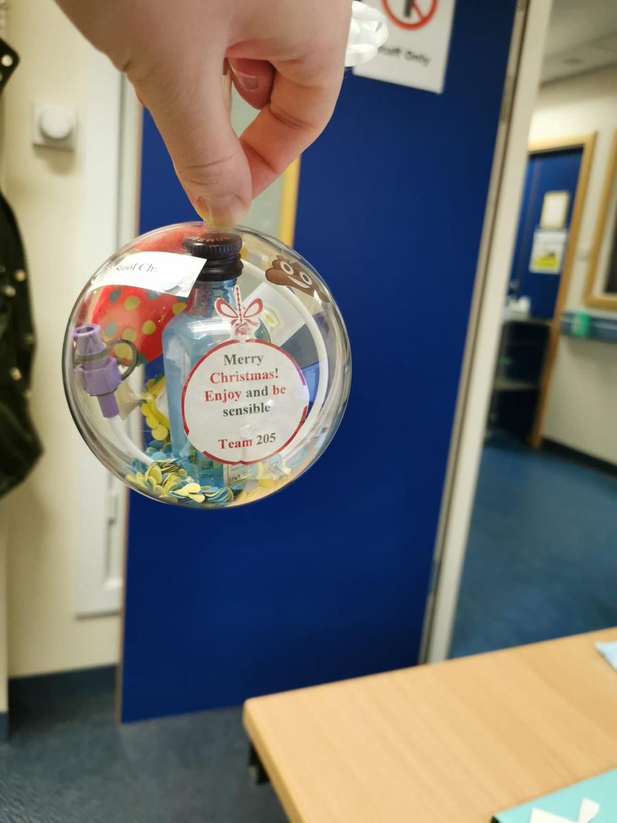 Team 205 Christmas Bauble for 2022 vs 2021. Think we are capturing a lot of 205 with these 2! <a href="/RIE_Lothian/">Royal Infirmary of Edinburgh</a>