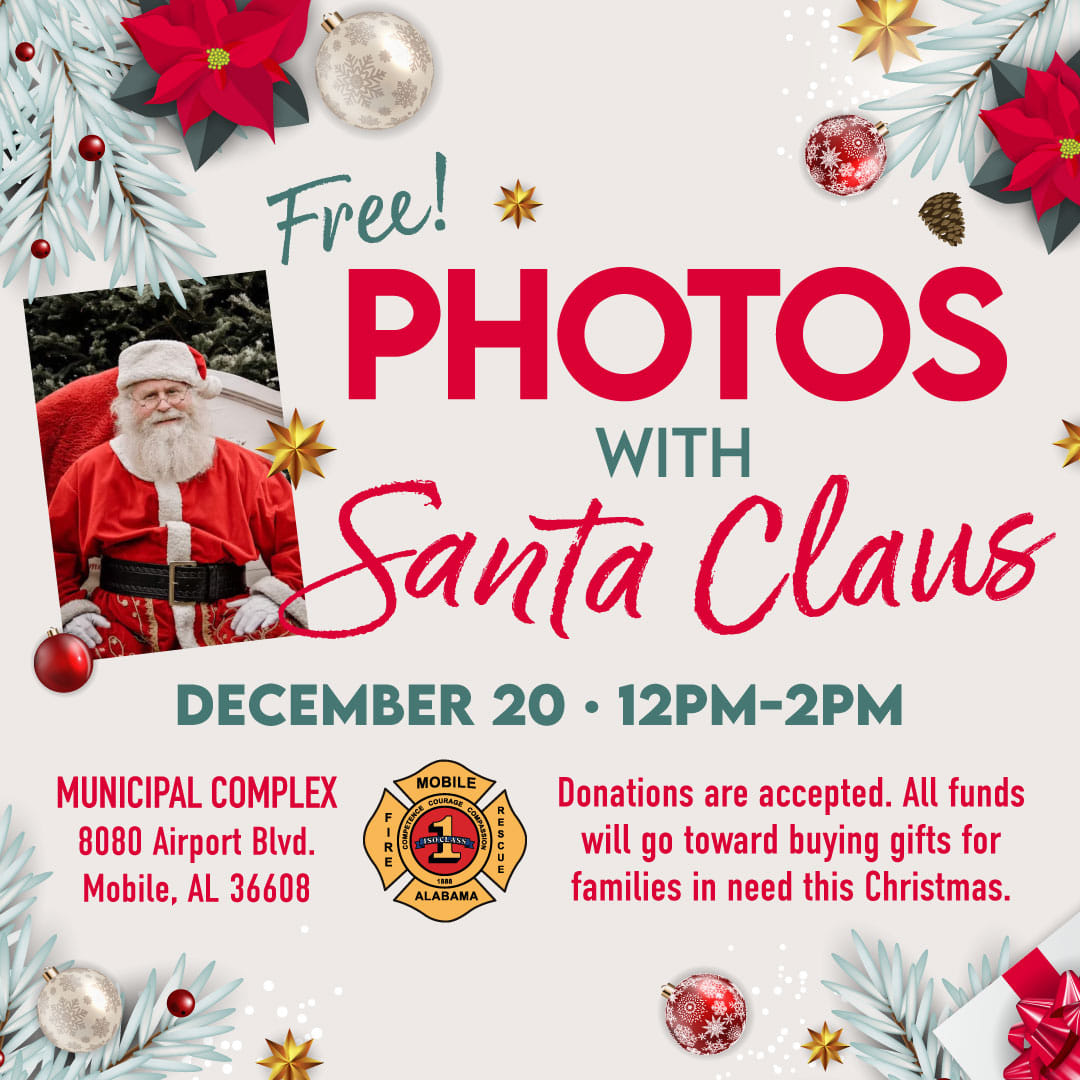 Get your free photo with #SANTA!