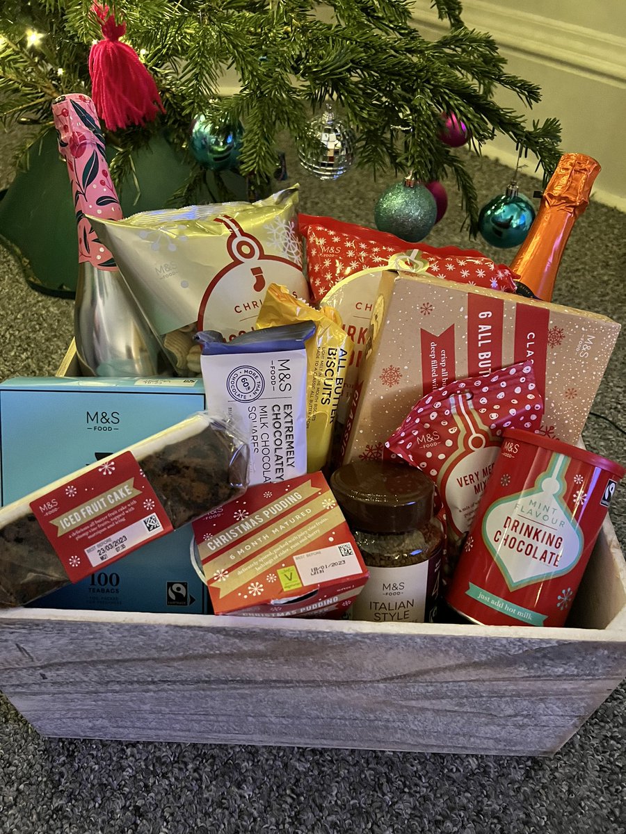 NewarkPrimary's tweet photo. We are looking forward to our whole school Christmas Extravaganza tomorrow in @port_parish Church🎄There are some tickets left for sale at the door- first come first served! Bring your pennies and mobile for the text raffle to win this M&amp;S goodies hamper👇🏼👇🏾👇🏿£1 per entry https://t.co/nXt6XyiRW1