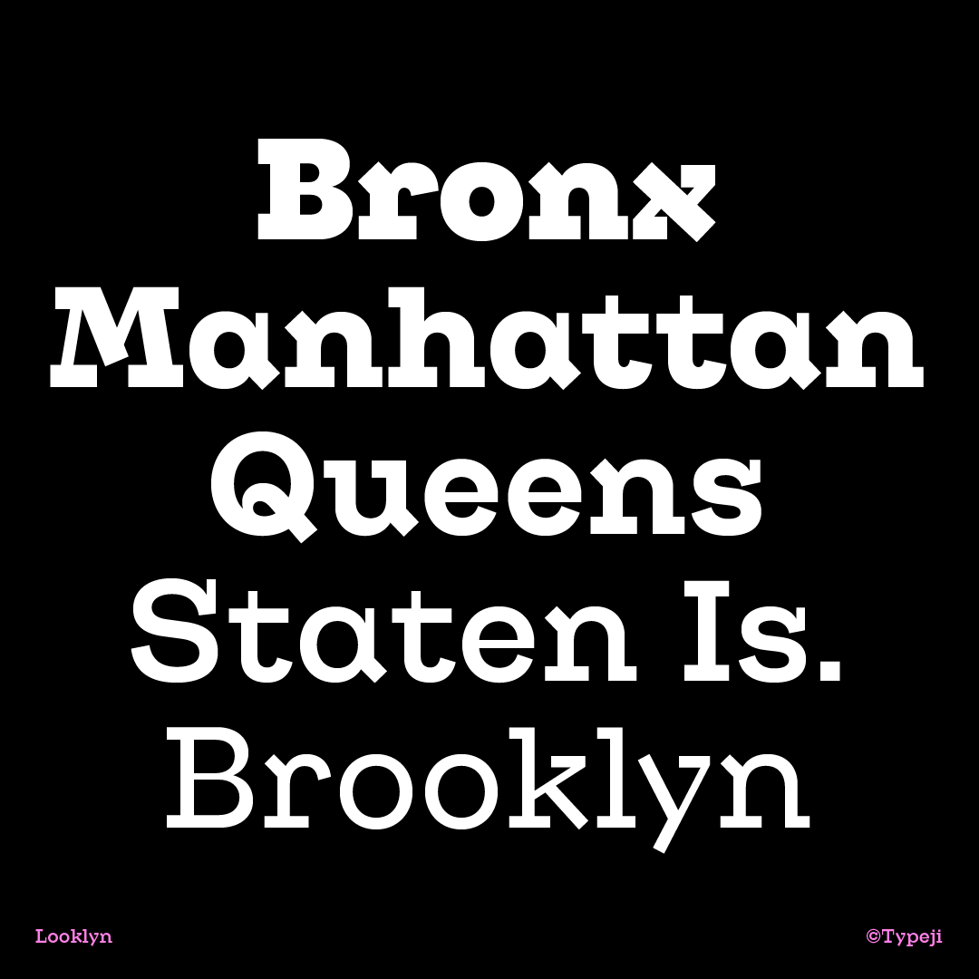 ✨New Release✨ Looklyn is now available on <a href="/FutureFonts/">Future Fonts</a>! Looklyn is an affable slab with a non-traditional serif weight distribution. Its extra-thin vertical serifs balance the weight of the body stroke, which creates a nice thick-and-thin rhythm
futurefonts.xyz/typeji/looklyn