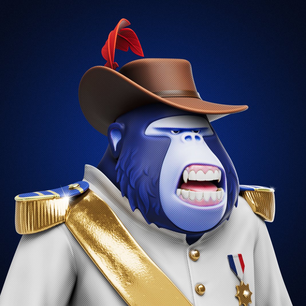 prince_apeem's tweet photo. @GIitchyMagic @DegenApeAcademy Sorry, I don't do follow trains. I'm more of a royal carriage kind of guy. #PrinceProblems https://t.co/0S1IdH6aHm