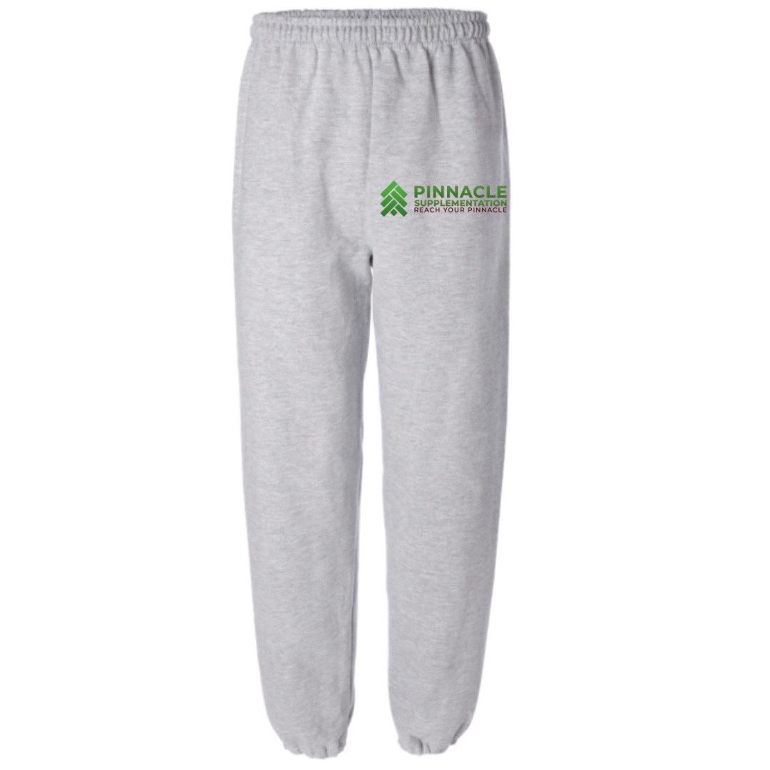 pinnaclesupp's tweet photo. Some More NEW Merchandise with The Pinnacle Sweatpants! 👀

They are a Pre-Shrunk 50/50% Cotton/Polyester blend with Elastic Bottoms.

Plus they are warm, soft, and comfy to make them perfect for working out or wearing casually!

Great last minute gift 🤩

https://t.co/bfH1Al2CLC https://t.co/0jijzukxDK