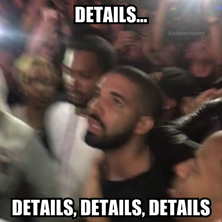EdwardSnare's tweet photo. I _propose_ Drake make a chain called "Wrong Horse" and a song called "Details." https://t.co/gkcWePwlPV