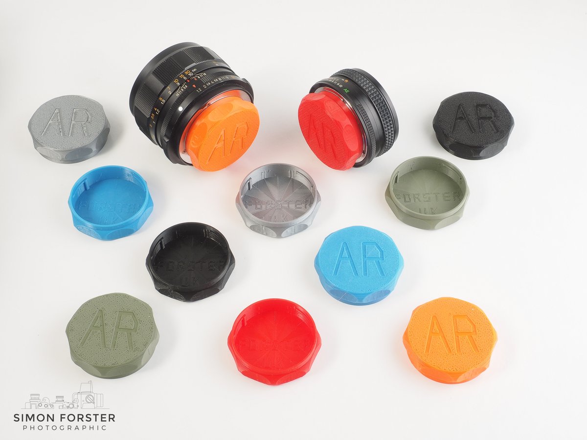SimonFor's tweet photo. The latest version of my Konica AR rear lens caps are out now, including on my Etsy store. #KonicaAR #LensCap #ForsterUK https://t.co/TTRh5Rt9IV