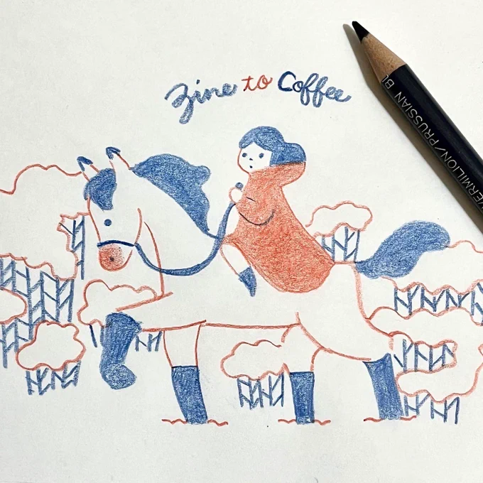 描いた絵をすぐに見てもらいたくて写真投稿しています。赤青鉛筆をデジタル化したものはinstagramで発表が多いです。※作業があるのでtwitterより遅れて投稿しています。instagramでは見比べできるように心がけて更新しています↓どちらもよろしくお願いします。 
