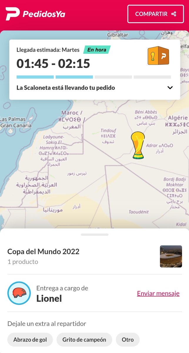 Maravillosa jugada  <a href="/pedidosya/">PedidosYa</a>