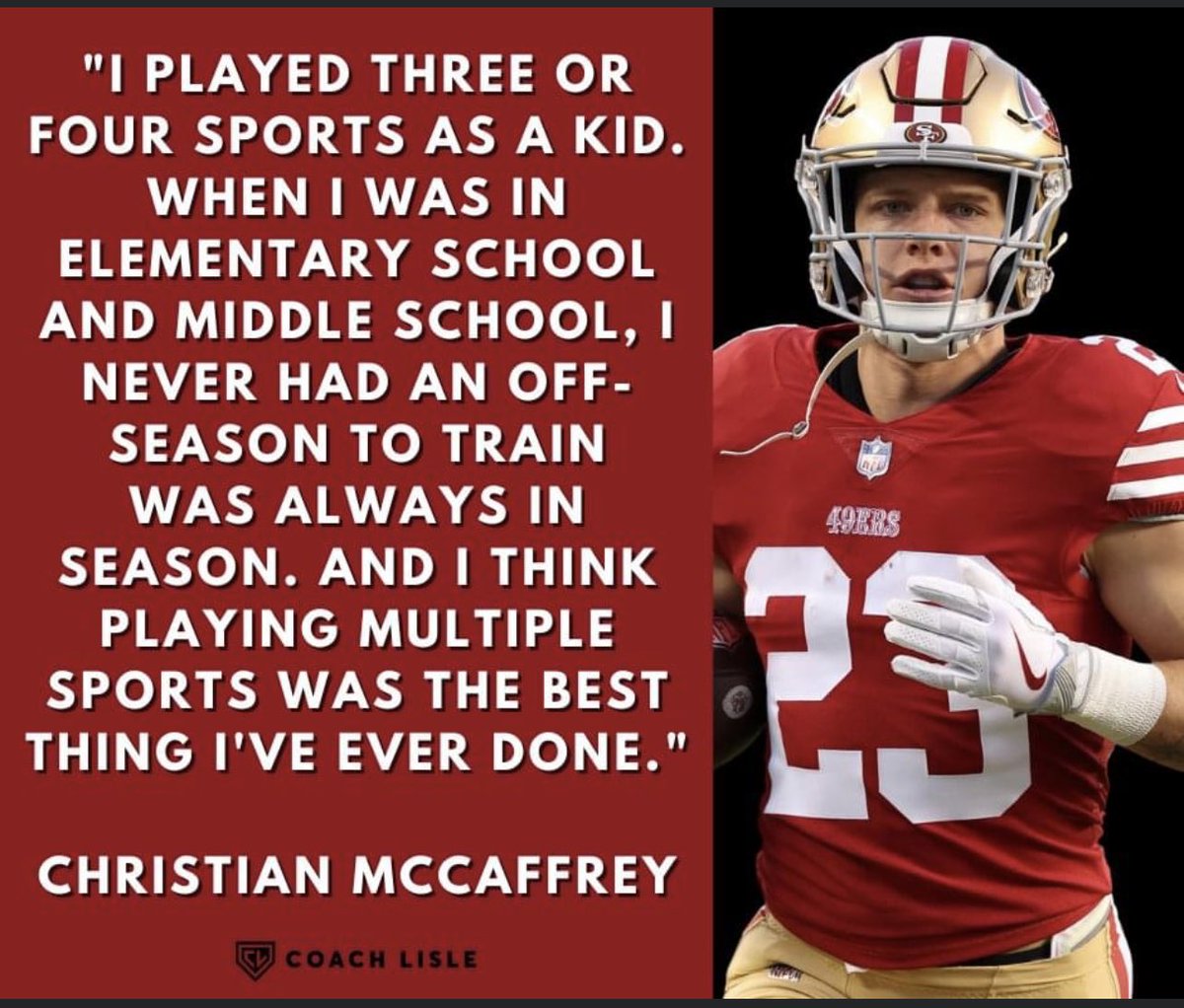Great Message from an amazing athlete!