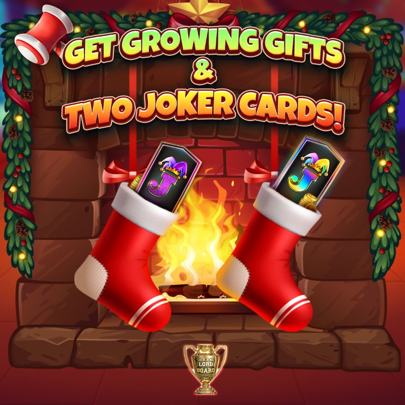 Lordoftheboard3's tweet photo. 🧦𝑺𝒕𝒖𝒇𝒇 𝒚𝒐𝒖𝒓 𝒔𝒕𝒐𝒄𝒌𝒊𝒏𝒈𝒔 𝒘𝒊𝒕𝒉 𝒏𝒆𝒘 𝑱𝑶𝑲𝑬𝑹 𝑪𝑨𝑹𝑫𝑺!
💥Smash all the way to the top to win them + more prizes🎁
❄Like 🎄Share &amp; Get Started🔨https://t.co/kVFpxVAuE4

#Winter #prexmas #xmas #christmas #happyholidays #tistheseason #boardgames #backgammon https://t.co/yx4I6YxgFU