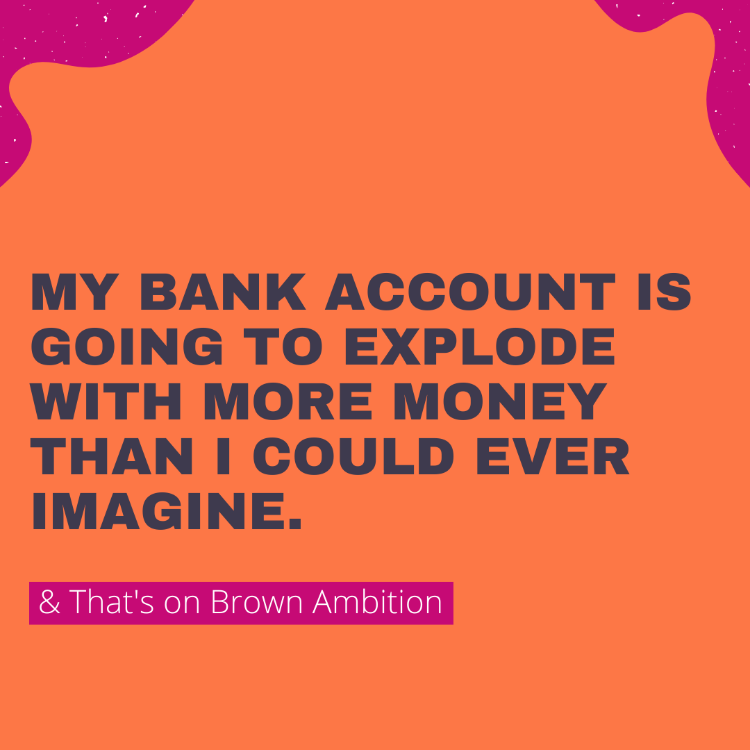 theBApodcast's tweet photo. Speak it &amp; believe it!

My bank account is going to explode with more money than I could ever imagine 😌💭

All I need in this life of sin is…MONEY, MONEY &amp; Mo’ MONEY 💰 https://t.co/uYALkVTZhE