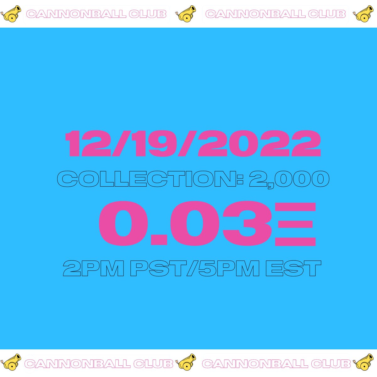Cannonball Club tweet media