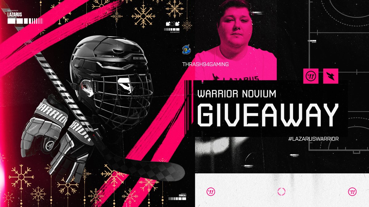 Thrash94Gaming's tweet photo. Everyone knows I LOVE the Holidays🎅

To help celebrate, @WarriorHockey and @Lazarus  hooked me up with a hockey bundle to giveaway!🏒

To enter, LIKE and RETWEET

Winner must be following @Thrash94Gaming + @Lazarus
 
Winner will be drawn on December 30th! #LazarusWarrior https://t.co/8iXNCyCvNc