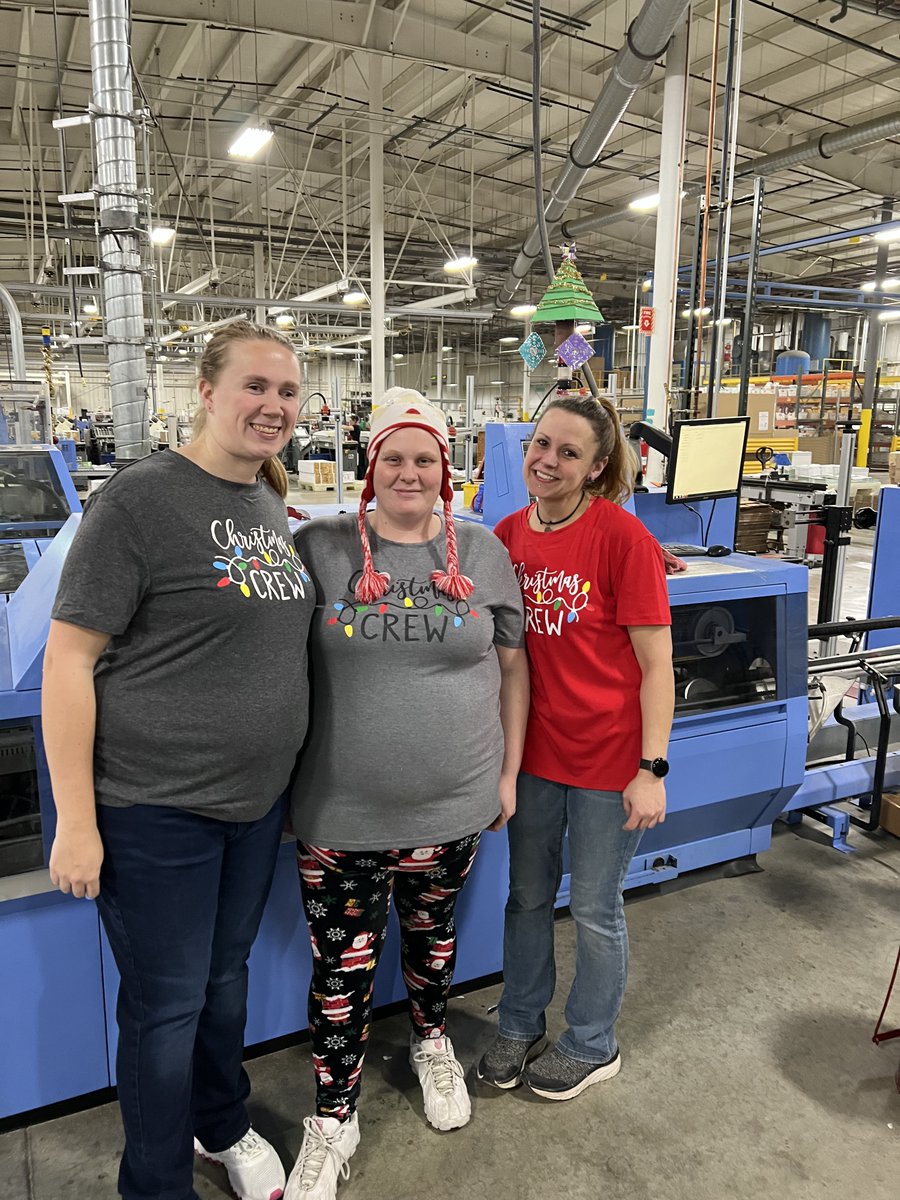 SchumannPrint's tweet photo. The most wonderful time of the year is here! We are kicking off our Holly Jolly Holiday Week with Ugly/Christmas Sweater Day! 🎄🎅 It’s safe to say we’re definitely bringing the Holiday spirit this year!🎄🌟⛄️ https://t.co/x50p8Q6w72