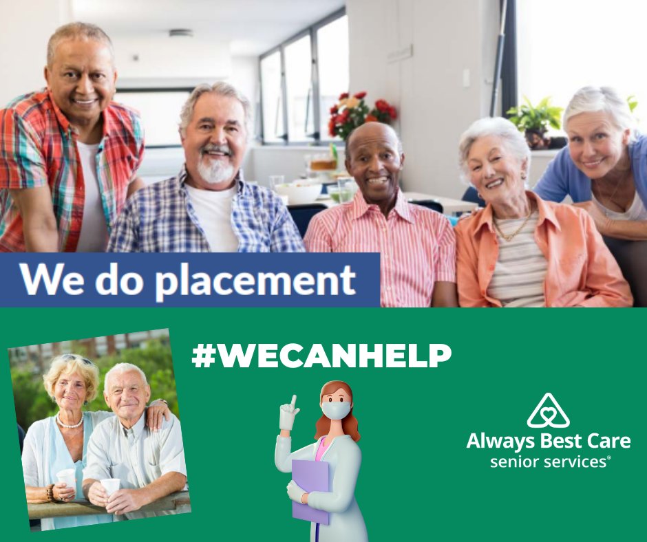 We have the resources available to assist in placement services and relocate to an Assisted Living, Memory Care, Hospice or Personal Care Home in Birmingham! 

#Diabetes #ManageDiabetes #Caregiver #Caregiving #WECANHELP #ADL #PlacementServices #AssistedLivingCommunity