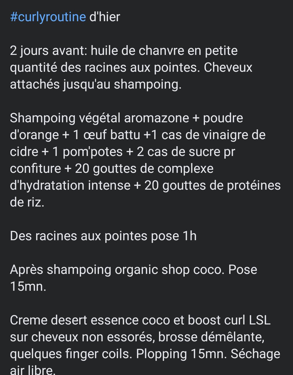 PtiteBouclettes's tweet image. #curlyroutine